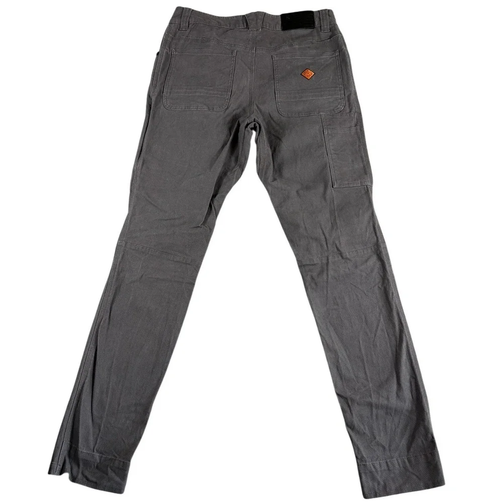 Off The Grid Trailblazer Taper Fit Pants Mens 32x34 Gray Stretch Rugged Workwear